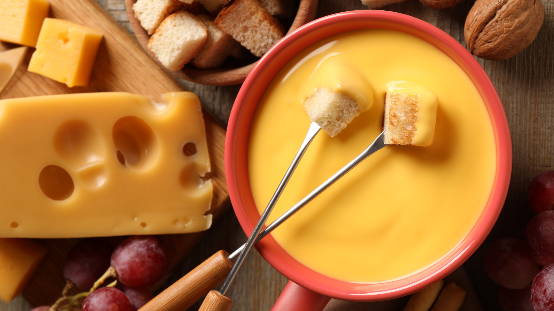 queso caliente y frío